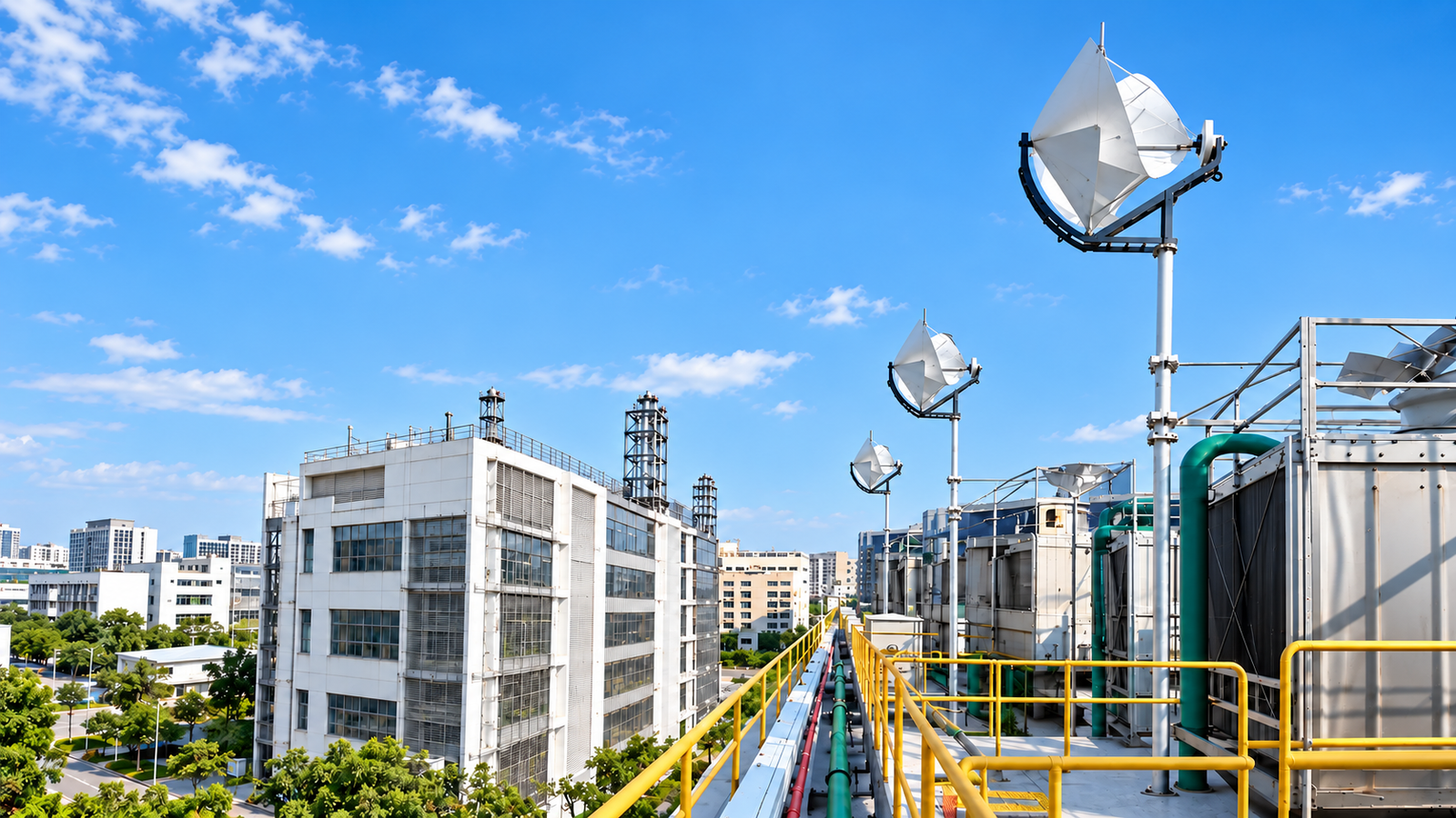 Infineon • Cooling-tower arrangement
